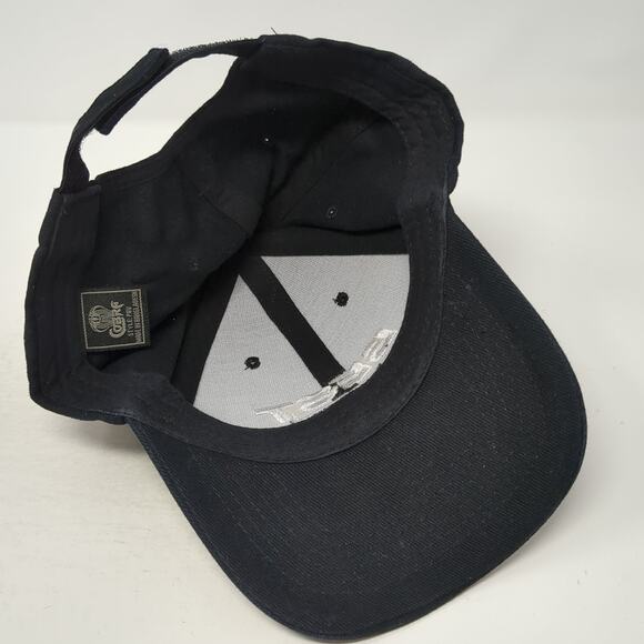 Best Crowd Management Strapback Hat Black One Size Embroidered Cobra - Picture 7 of 9